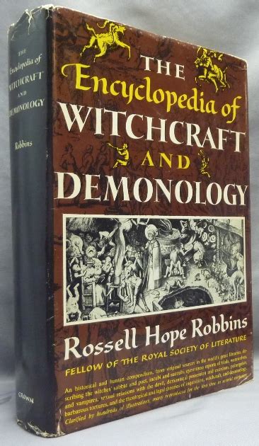 The encuclopedia of witchcrafy and demonolovy